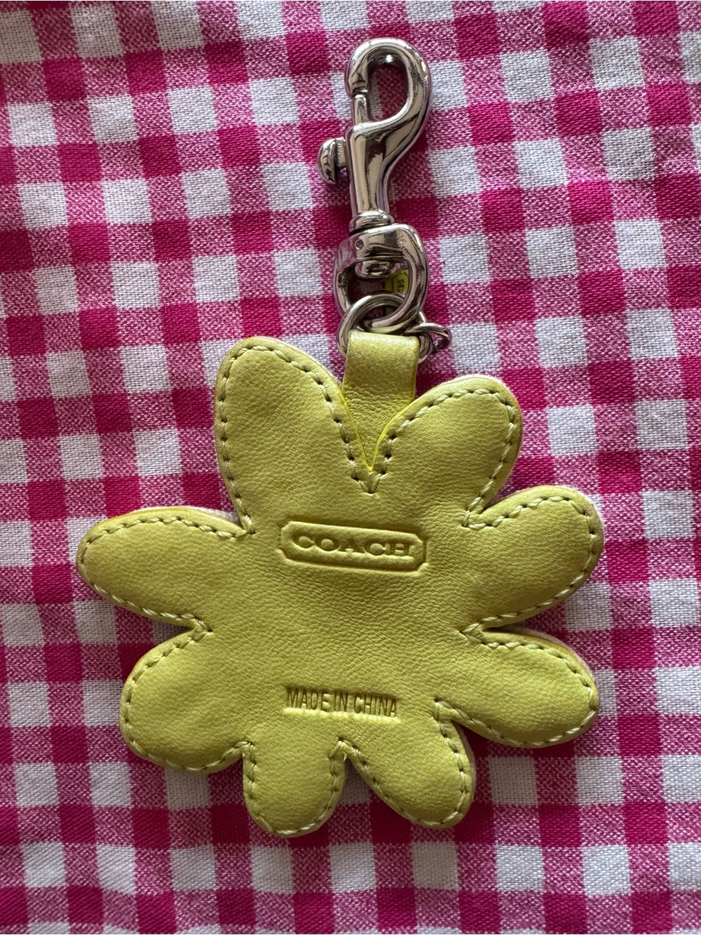 Coach Y2K Scribble Flower Purse Charm Rare! Vintage! - Picture 2 of 4